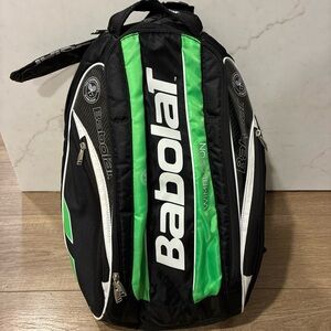Babolat tenis racquet backpack Black and Green unisex bag